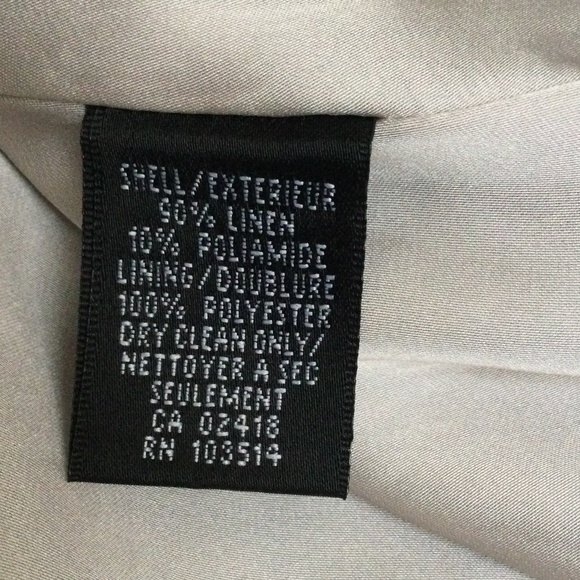 Linen Gauze Dress by Identify Tan in color size 4 - Picture 10 of 14